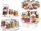 2 Tier Lazy Susan Bathroom Organizer, 9.25Inch Clear 360 Rotating Makeup Organizer for Vanity, Skincare Organizers Perfume Organizer, Spice Rack Organizer for Cabinet- Home Organization and Storage